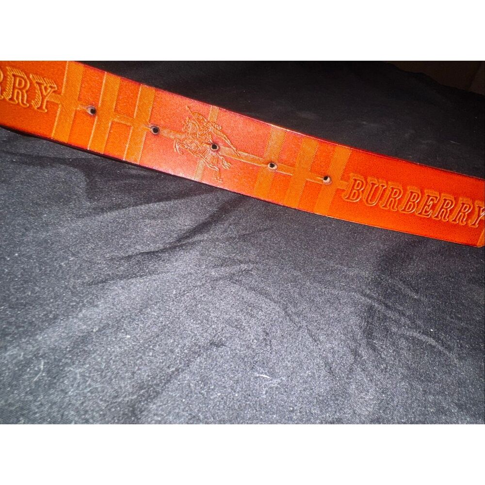 Authentic Burberry leather belt size 40/100 - Picture 2 of 12